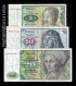 Alemania República Federal Federal Republic Of Germany Set 5 10 20 Marcos 1980 Pick 30b(1) 31c 32c Mbc Vf - Other & Unclassified