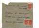 URSS AFFRANCHISSEMENT COMPOSE SUR LETTRE POUR LA FRANCE 1936 - Cartas & Documentos