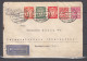 Danzig 1932,Mi 193,194D,202,203,214 Auf Brief Mit Luftpost Befördert Nach Kaiserslautern(D3554) - Storia Postale