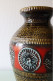Vase Céramique Allemande Vintage Décor Texturé Abstrait - Autres & Non Classés