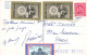 THAI THAILAND - Postcard With 4 Stamps - Thaïlande