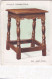 Old Furniture 1923 - No7 Oak Joint Stool Mid 17C  - Wills Cigarette Card - Original Card - Large Size - Wills