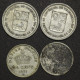 Lot, France (2)  20 Centimes Napoleon III 1867-A & 1867-BB & Venezuela (2) 50 Centimos - 1954,  Argent (Silver) - Alla Rinfusa - Monete