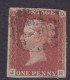 GB Victoria Line Engraved  Penny Red . (JH) Good Used. - Oblitérés