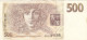 CRBX262 BILLETE REPUBLICA CHECA 500 KORUN 1993 MBC - República Checa