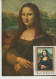 22-Tematica Saluti Da "Italia Nel Mondo": Ungheria-1974-La Gioconda Di Leonardo-Cartolina Maximum Con Annullo Speciale - Souvenir De...