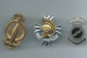 Afrique Du Sud, 3 Collar Badges Dont 2 Rgts Infanterie - Otros & Sin Clasificación