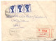 EGYPT: 1991 Cover - Registered (sticker) - CDS Maadi & Cairo, 2 X Mi.1647, Vase (small)  (B176) - Storia Postale