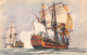 ILLUSTRATEUR - HAFFNER - MARINE - VAISSEAUX - LE TIR EN ENFILADE - LIGUE MARITIME ET COLONIALE - Haffner