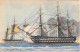 ILLUSTRATEUR - HAFFNER - MARINE - "VAISSEAUX - COMBAT A L'EMBOSSAGE - LIGUE MARITIME ET COLONIALE - Haffner