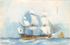 ILLUSTRATEUR - HAFFNER - MARINE - "VAISSEAU DE LA COMPAGNIE DES INDES" - LIGUE MARITIME ET COLONIALE - Haffner