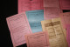 11 Documents Institut Saint-Paul (Cherbourg/dpt 50) 1937 - Diplômes & Bulletins Scolaires