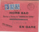 1941 - MERCURE + PAIX SURCHARGE SUR ENVELOPPE HORS-SAC ! De CAHORS-GARE (LOT) - Lettres & Documents