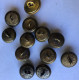 Delcampe - Lot De 19 Boutons Anciens D'uniforme Militaire - MILITARIA - Ancre Marine H. J. M. Et M. D. Paris - Boutons