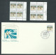 Canada # 871-872 UR. & LR. PB. MNH + FDC's - Christmas 1980 - Greeting Cards - Hojas Bloque
