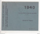 Au Plus Rapide WW2 France Carte De Circulation Année 1940 Pour Paris - 1939-45