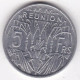 Ile De La Réunion 5 Francs 1955 , En Aluminium, Lec# 69, En SUP/ XF - Réunion