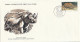 AFRIQUE DU SUD (RSA) - 4 Env. FDC, WWF, Guépard, Rhinoceros, Antilope, Zèbre - 1976 - Médaillier Franklin N° 9-12 - FDC