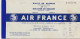 33519# AIR FRANCE  BILLET DE PASSAGE BULLETIN DE BAGAGES 1955 BONE PALOMBA MARSEILLE ALGERIE - Europe