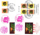 Taiwan Formosa Republic Of China FDC Stamps  Happy New Year Zodiac Horoscope Culture - FDC