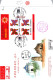 Taiwan Formosa Republic Of China FDC  -   Typical Drawings Paintings Art Hen New Year's Greeting Culture Stamps - FDC