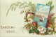 Theme Div-ref TT341-publicité Chocolat Louit - Mini Calendrier 1887- - Small : ...-1900