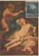 52-Tematica Saluti Da "Italia Nel Mondo"Argentina-Arte Italiana:Correggio-1961-Cartolina Maximum Con Annullo Speciale - Souvenir De...