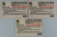 TOGO - Prepaid - Set Of 3 - Carte Access - 50, 100 & 200 Units - Used - Togo