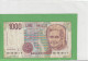 BANCA D'ITALIA  .  1.000 LIRE . M. MONTESSORI  .  N°  DE 441811 T  .  2 SCANES - 1000 Liras