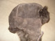 Delcampe - Vintage Hat With Ear Flaps Dark Brown Artificial Leather  #0286 - Headpieces, Headdresses