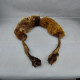 Vintage Real Fox Fur Brown Leather Collar 105cm(41'') #0287 - Halstücher & Schals