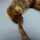 Vintage Real Fox Fur Brown Leather Collar 105cm(41'') #0287 - Scarves