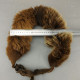 Delcampe - Vintage Real Fox Fur Brown Leather Collar 105cm(41'') #0287 - Scarves