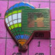 812G Pin's Pins / Beau Et Rare / MONTGOLFIERES / BALLON LIBRE MULTICOLORE + LETTRE R - Fesselballons