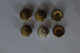 Lot De 7 Boutons Militaires 25mm Avec Grenade - Marques Diverses - Buttons