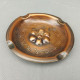 Vintage Copper Ashtray With Four Slots #0401 - Portacenere