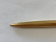 Delcampe - PENNA A SFERA AURORA INTERNATIONAL PLACCATO ORO 22 KT CON CUSTODIA(SCRIVE BLU). - Pens