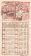 CHROMO CALENDRIER PUBLICITAIRE ILLUSTRE  L'ORDRE ET LE TRAVAIL ABONDANCE ET PROSPERITE CALENDRIER 1920 AU VERSO - Formato Grande : 1901-20