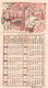 CHROMO CALENDRIER PUBLICITAIRE ILLUSTRE  L'ORDRE ET LE TRAVAIL ABONDANCE ET PROSPERITE CALENDRIER 1920 AU VERSO - Grand Format : 1901-20