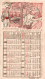 CHROMO CALENDRIER PUBLICITAIRE ILLUSTRE  L'ORDRE ET LE TRAVAIL ABONDANCE ET PROSPERITE CALENDRIER 1920 AU VERSO - Groot Formaat: 1901-20