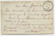 HELVETIA SUISSE CARTE FRANCE ORLIENAS 1917 RHONE POUR INTERNE PRISONNIER LEYSIN S/ AIGLE + GRIFFE RAPATRIE - Sellados