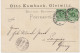 DEUTSCHES REICH 1891 5 Pf Krone MeF Auf Pra.-Postkarte Von GLEIWITZ 2 (jetzt GLIWICE, Schlesien, Polen) Nach LANGNAU, CH - Lettres & Documents