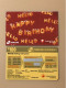 Hong Kong Telecom Telephone Phonecard, Happy Birthday, Set Of 1 Mint Card - Hongkong
