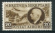 ALBANIA 1939 Airmail Definitive 20q LHM / *.  Michel 312 - Albania