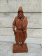 Statue Bois Sculpté Gaucho Argentin Sculpture Hector Garbati Argentine / Art Populaire. - Wood