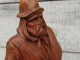 Delcampe - Statue Bois Sculpté Gaucho Argentin Sculpture Hector Garbati Argentine / Art Populaire. - Madera