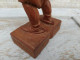 Delcampe - Statue Bois Sculpté Gaucho Argentin Sculpture Hector Garbati Argentine / Art Populaire. - Wood