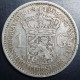 Netherlands 1 Gulden Wilhelmina Crown 1912 VF Sharp Detail - 1 Gulden