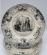 Delcampe - -BELLE ANCIENNE ASSIETTE PORCELAINE OPAQUE CREIL & MONTEREAU LEBOEUF & MILLET   E - Creil Montereau (FRA)