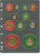 Tonga Scott #128 - 133, C1 - C6, CO7. VF/MH On The Backing Paper. Gold Coin Issue Complete......................DR1 - Tonga (...-1970)